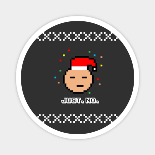 Grumpy Santa Christmas Party Magnet